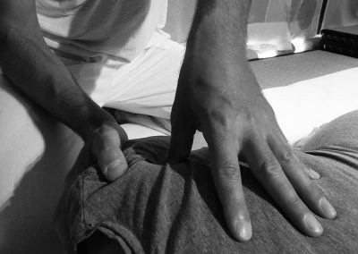 Travail méridien intestin grêle sur omoplate - Shiatsu à Metz